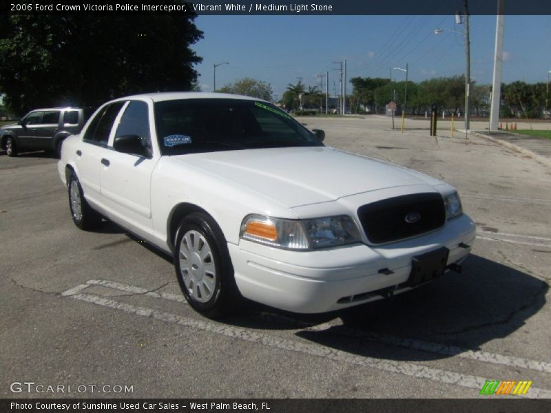 Front 3/4 View of 2006 Crown Victoria Police Interceptor