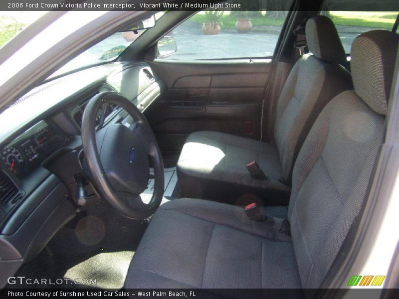 Vibrant White / Medium Light Stone 2006 Ford Crown Victoria Police Interceptor