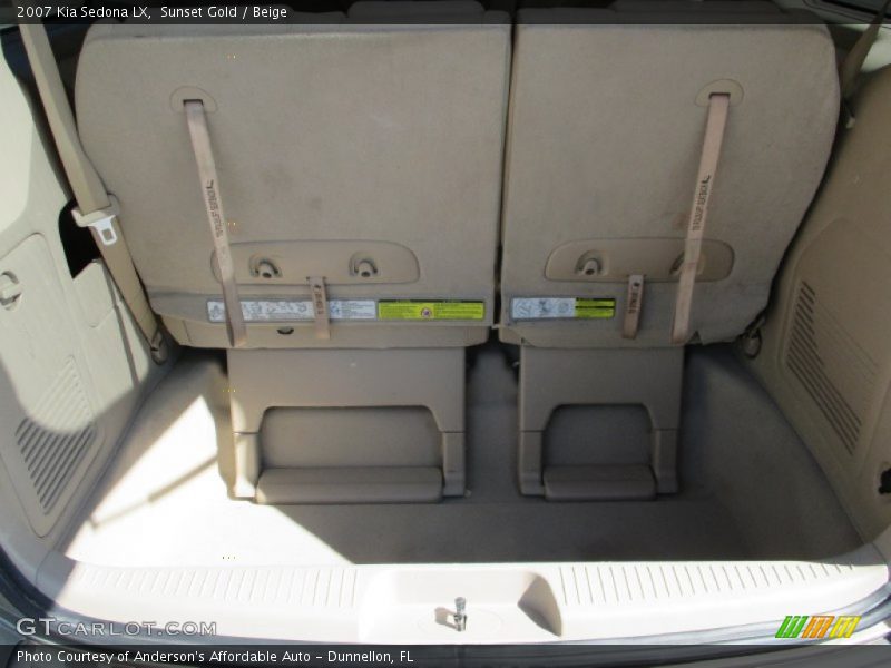 Sunset Gold / Beige 2007 Kia Sedona LX