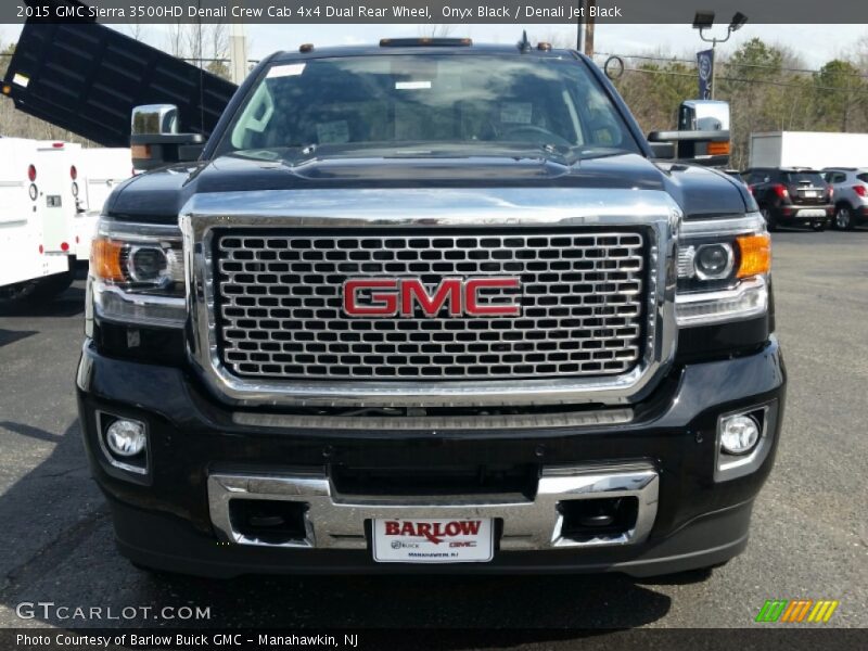 Onyx Black / Denali Jet Black 2015 GMC Sierra 3500HD Denali Crew Cab 4x4 Dual Rear Wheel