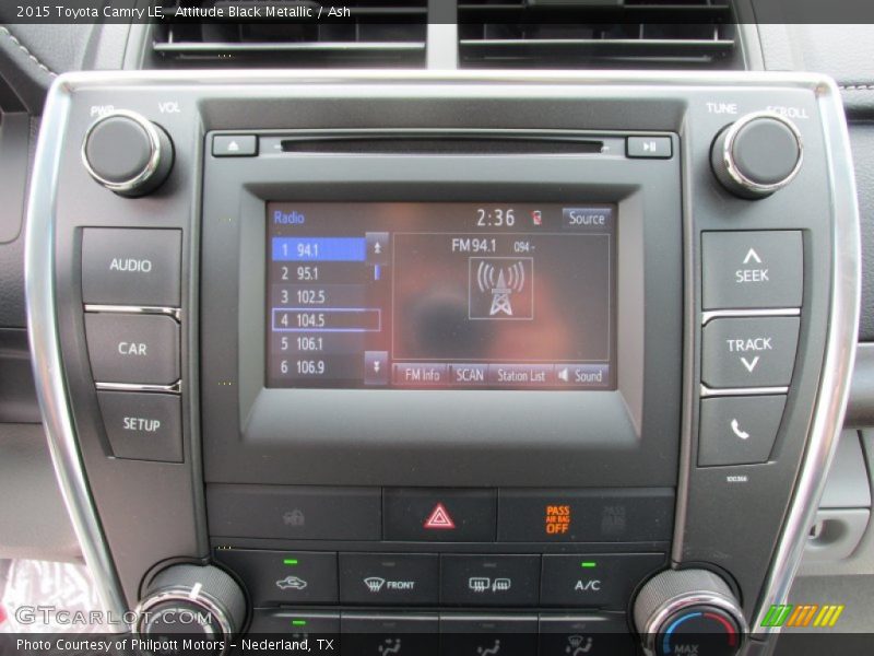 Attitude Black Metallic / Ash 2015 Toyota Camry LE