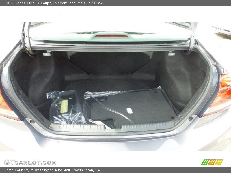 Modern Steel Metallic / Gray 2015 Honda Civic LX Coupe