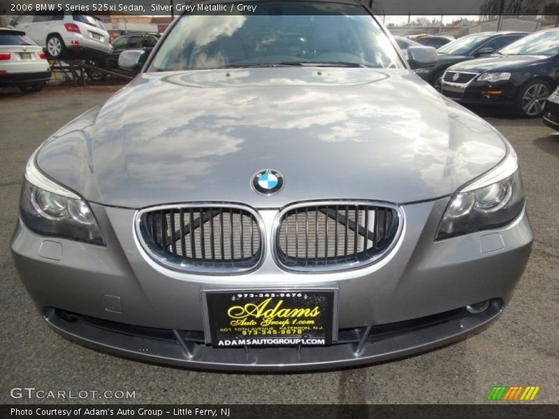 Silver Grey Metallic / Grey 2006 BMW 5 Series 525xi Sedan
