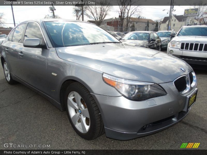 Silver Grey Metallic / Grey 2006 BMW 5 Series 525xi Sedan