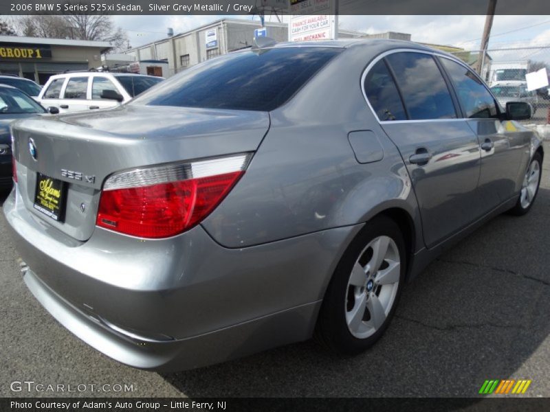 Silver Grey Metallic / Grey 2006 BMW 5 Series 525xi Sedan