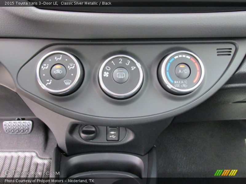 Controls of 2015 Yaris 3-Door LE