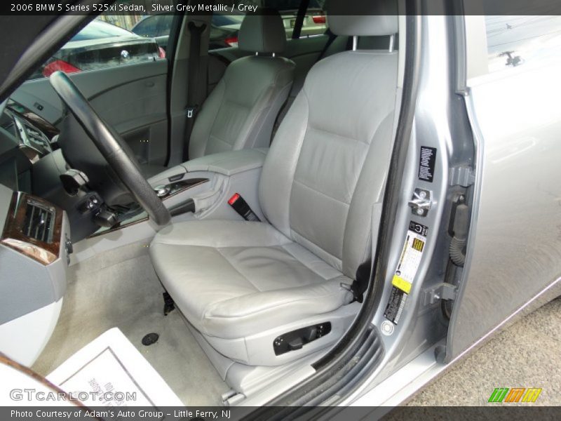 Silver Grey Metallic / Grey 2006 BMW 5 Series 525xi Sedan