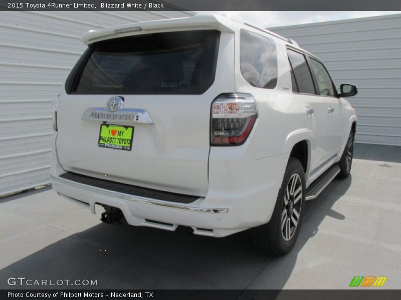 Blizzard White / Black 2015 Toyota 4Runner Limited