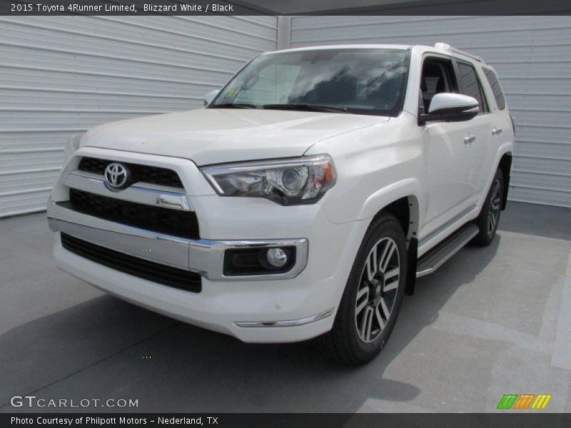 Blizzard White / Black 2015 Toyota 4Runner Limited