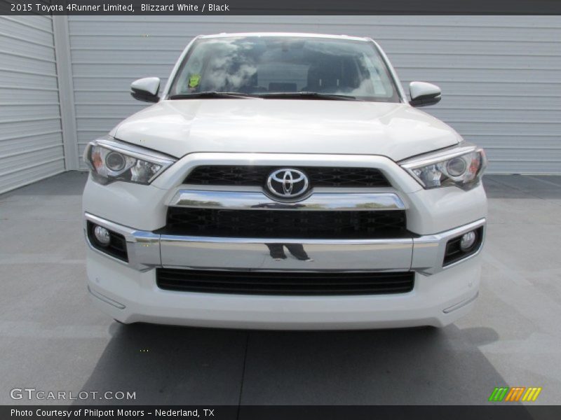 Blizzard White / Black 2015 Toyota 4Runner Limited