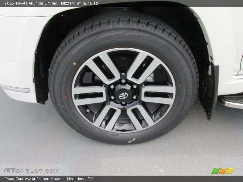 Blizzard White / Black 2015 Toyota 4Runner Limited