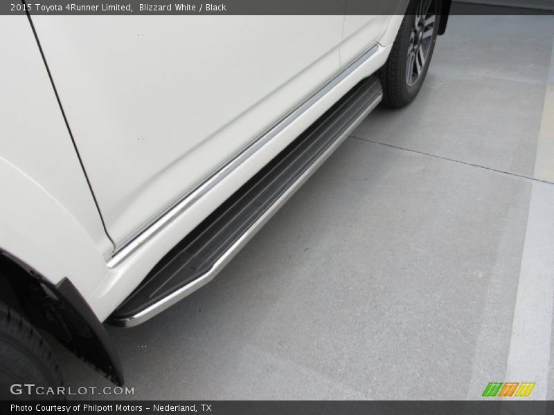 Blizzard White / Black 2015 Toyota 4Runner Limited