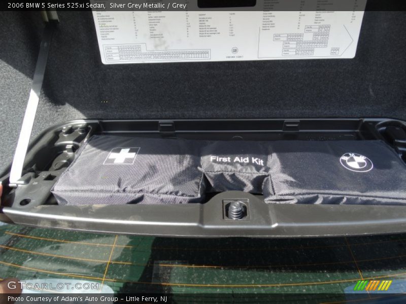 Silver Grey Metallic / Grey 2006 BMW 5 Series 525xi Sedan