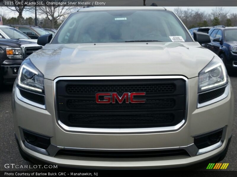 Champagne Silver Metallic / Ebony 2015 GMC Acadia SLE