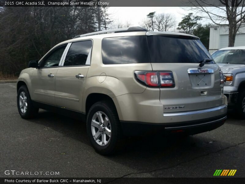 Champagne Silver Metallic / Ebony 2015 GMC Acadia SLE