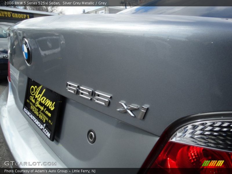 Silver Grey Metallic / Grey 2006 BMW 5 Series 525xi Sedan