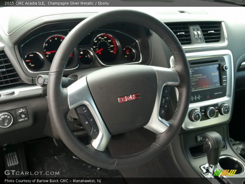 Champagne Silver Metallic / Ebony 2015 GMC Acadia SLE