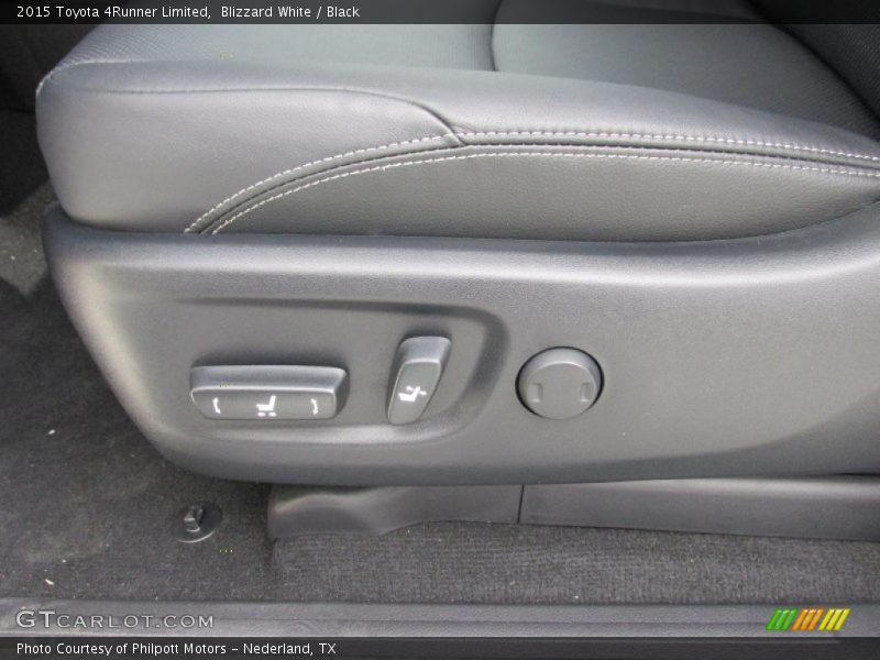 Blizzard White / Black 2015 Toyota 4Runner Limited