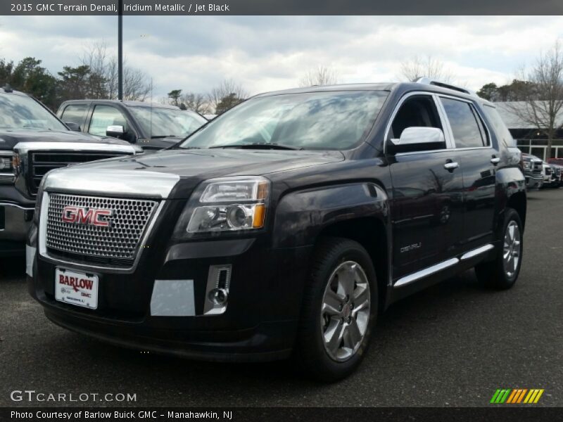 Iridium Metallic / Jet Black 2015 GMC Terrain Denali