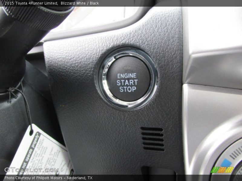 Blizzard White / Black 2015 Toyota 4Runner Limited