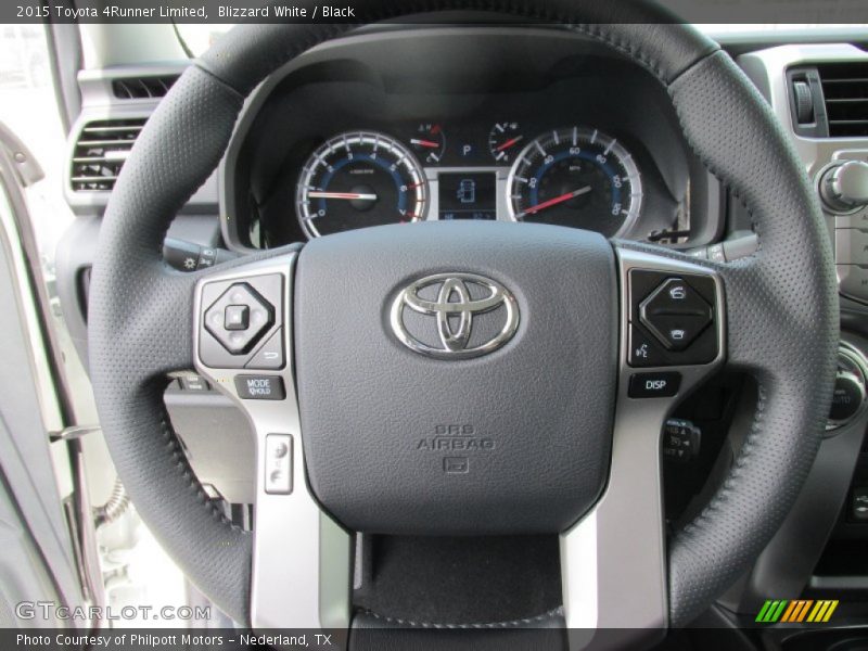 Blizzard White / Black 2015 Toyota 4Runner Limited