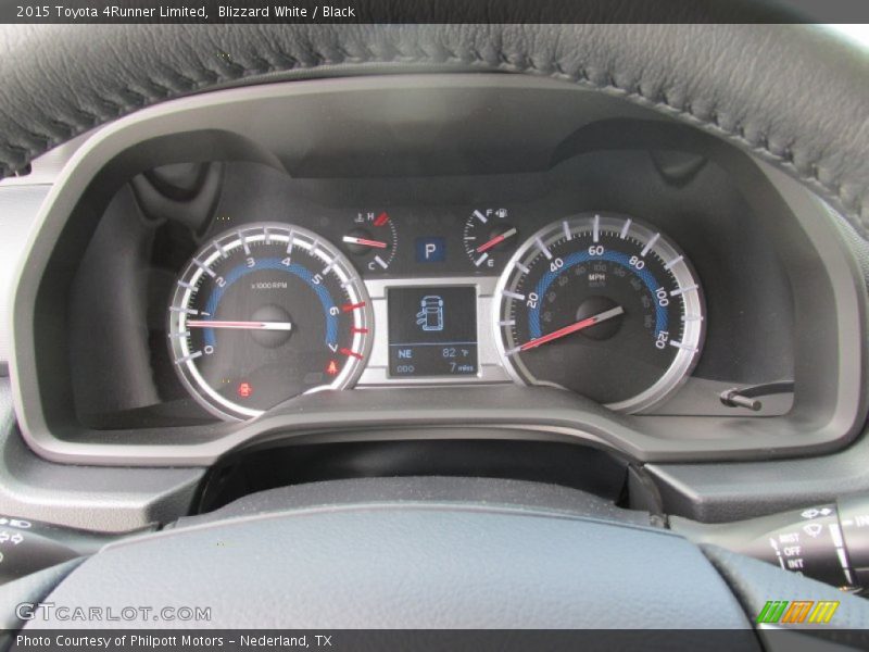 Blizzard White / Black 2015 Toyota 4Runner Limited
