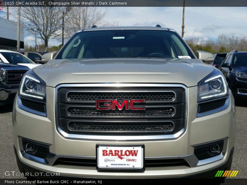 Champagne Silver Metallic / Dark Cashmere 2015 GMC Acadia SLT