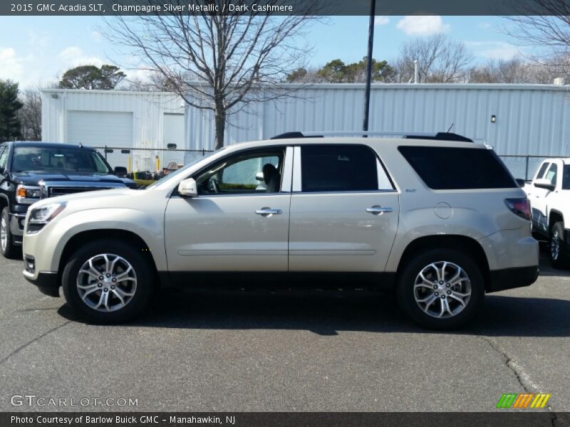 Champagne Silver Metallic / Dark Cashmere 2015 GMC Acadia SLT