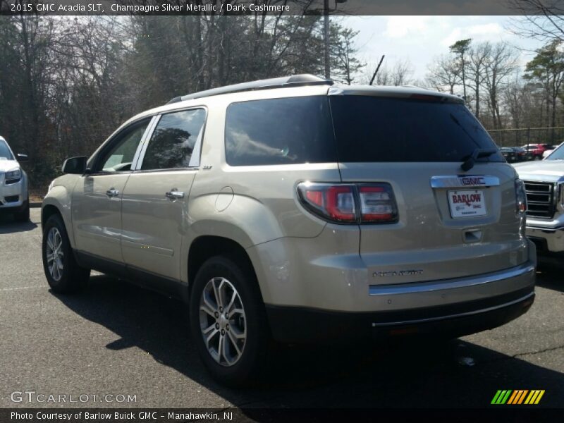 Champagne Silver Metallic / Dark Cashmere 2015 GMC Acadia SLT