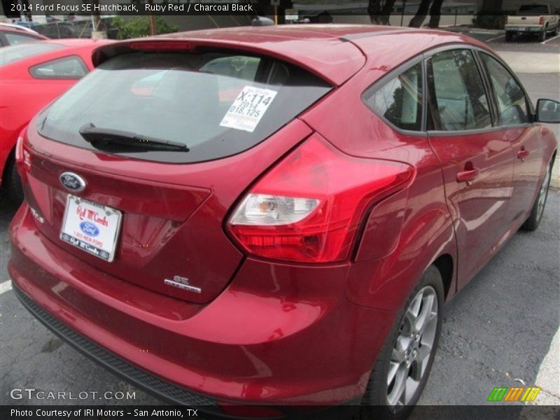 Ruby Red / Charcoal Black 2014 Ford Focus SE Hatchback