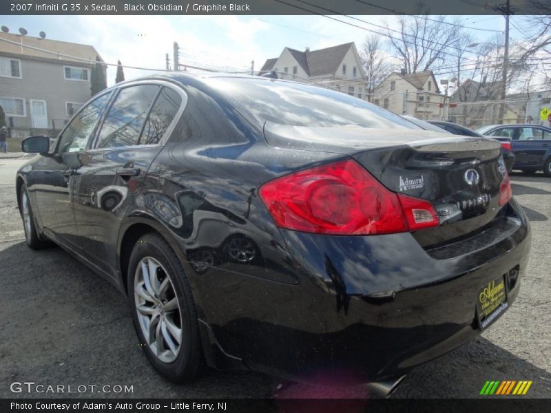 Black Obsidian / Graphite Black 2007 Infiniti G 35 x Sedan