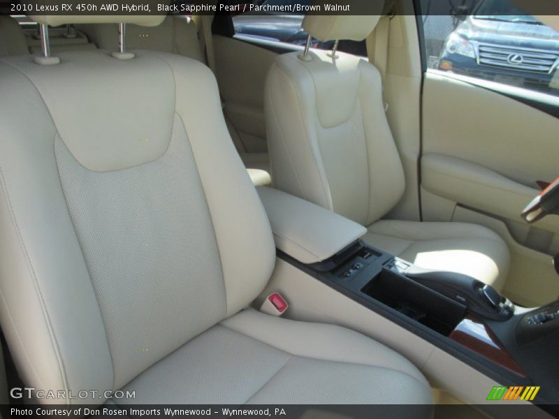 Black Sapphire Pearl / Parchment/Brown Walnut 2010 Lexus RX 450h AWD Hybrid