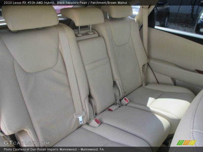 Black Sapphire Pearl / Parchment/Brown Walnut 2010 Lexus RX 450h AWD Hybrid