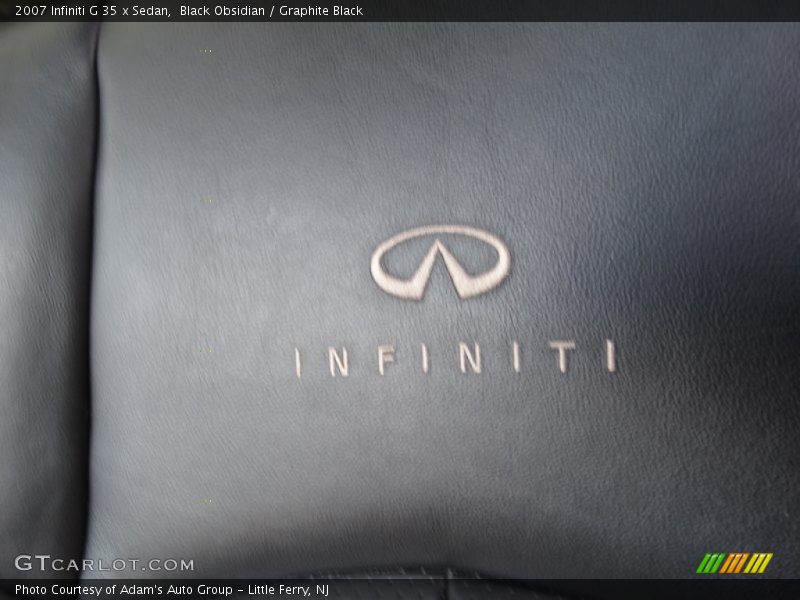 Black Obsidian / Graphite Black 2007 Infiniti G 35 x Sedan