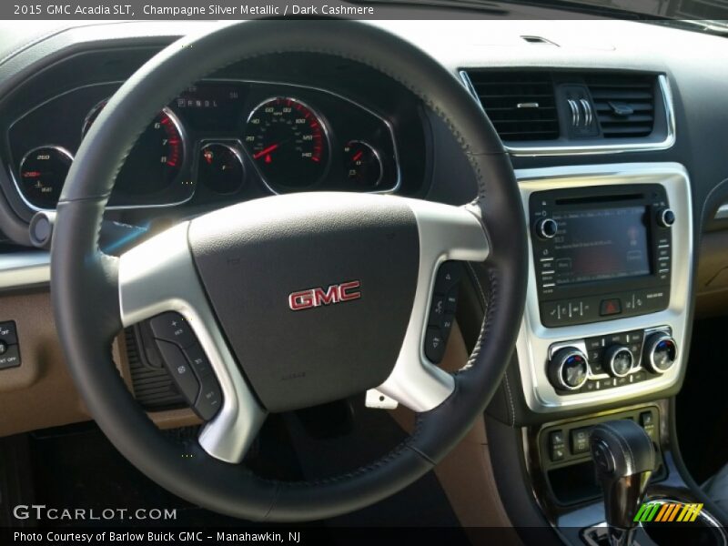 Champagne Silver Metallic / Dark Cashmere 2015 GMC Acadia SLT