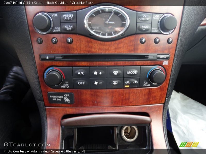 Black Obsidian / Graphite Black 2007 Infiniti G 35 x Sedan