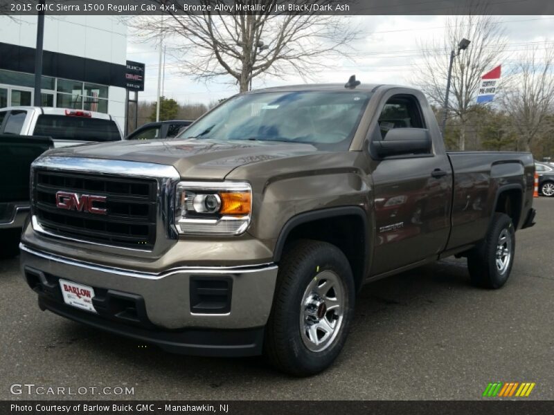 Bronze Alloy Metallic / Jet Black/Dark Ash 2015 GMC Sierra 1500 Regular Cab 4x4