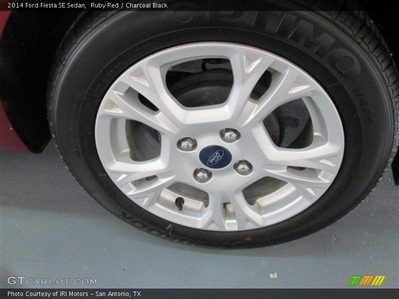 Ruby Red / Charcoal Black 2014 Ford Fiesta SE Sedan