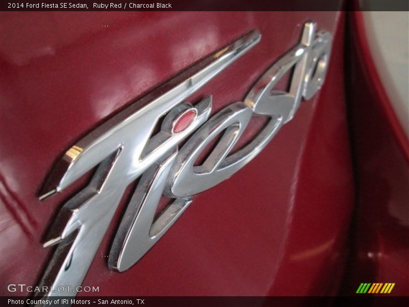 Ruby Red / Charcoal Black 2014 Ford Fiesta SE Sedan