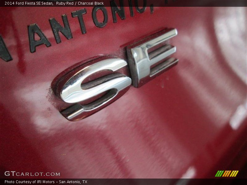 Ruby Red / Charcoal Black 2014 Ford Fiesta SE Sedan