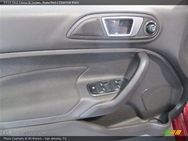 Ruby Red / Charcoal Black 2014 Ford Fiesta SE Sedan