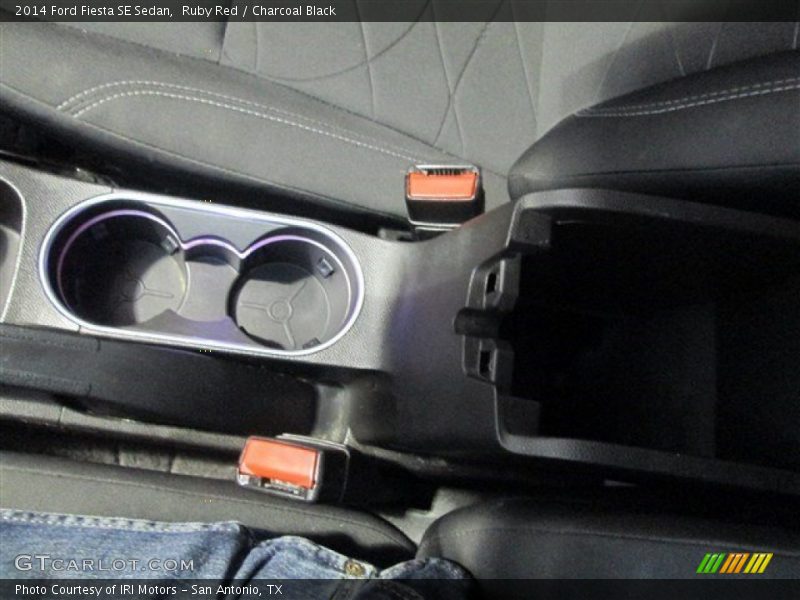 Ruby Red / Charcoal Black 2014 Ford Fiesta SE Sedan