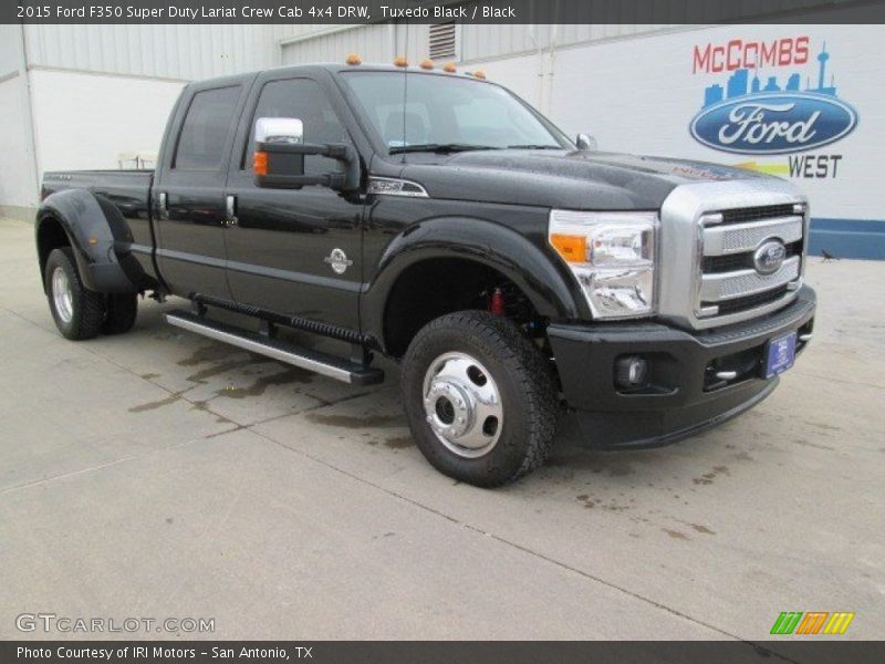 Tuxedo Black / Black 2015 Ford F350 Super Duty Lariat Crew Cab 4x4 DRW