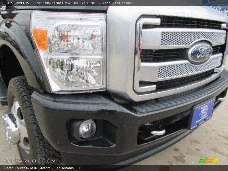 Tuxedo Black / Black 2015 Ford F350 Super Duty Lariat Crew Cab 4x4 DRW