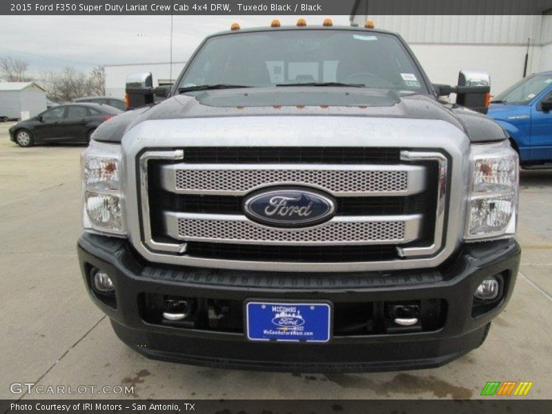 Tuxedo Black / Black 2015 Ford F350 Super Duty Lariat Crew Cab 4x4 DRW