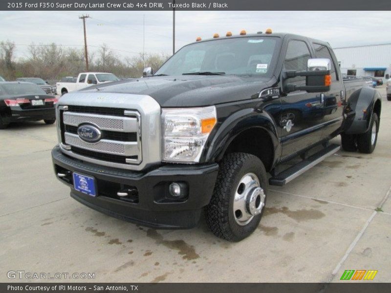 Tuxedo Black / Black 2015 Ford F350 Super Duty Lariat Crew Cab 4x4 DRW
