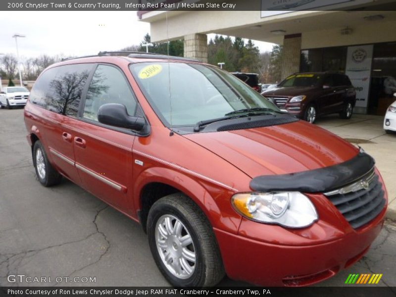 Inferno Red Pearl / Medium Slate Gray 2006 Chrysler Town & Country Touring