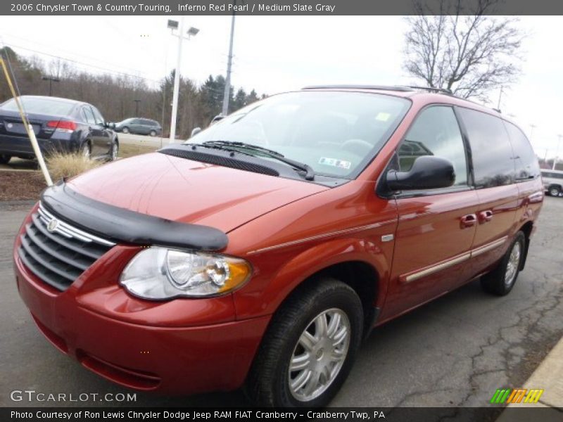 Inferno Red Pearl / Medium Slate Gray 2006 Chrysler Town & Country Touring