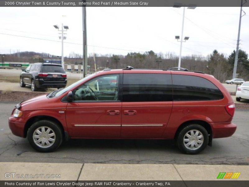 Inferno Red Pearl / Medium Slate Gray 2006 Chrysler Town & Country Touring
