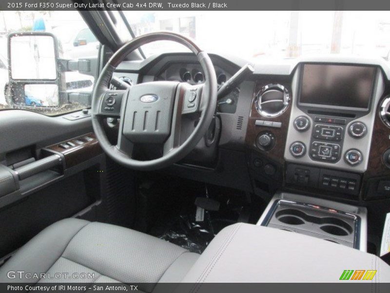Tuxedo Black / Black 2015 Ford F350 Super Duty Lariat Crew Cab 4x4 DRW